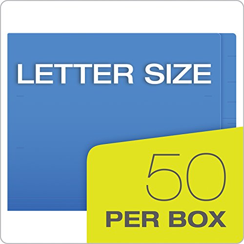 Pendaflex-H10U13BL-Reinforced-End-Tab-Expansion-Folder-Two-Fasteners-Letter-Blue-Box-of-50