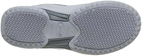 ADTEC Men's White Velco Work Shoe - Slip Resistant, Breathable, Comfortable + Affordable, Memory Foam Insole, White, 8 W US | Image 5