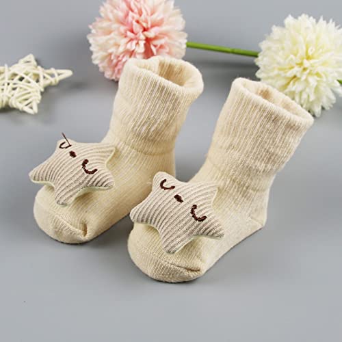 Children Cute Baby Knitted Socks for Autumn Winter Floor Crawling Newborn Baby Warm Ankel Socks Knitting Shoes2