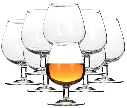 Stephans Möbelbörse 8er Set Cognacgläser Brandygläser | Cognac Brandy Schwenker Weinbrand Cocktail Glas | 350ml | Perfekt für Zuhause, Restaurants und Partys | Spülmaschinenfest
