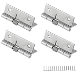 Rannb Spring Hinge Self Opening Hinge 2' Length Stainless Steel Door Hinge - Pack of 4