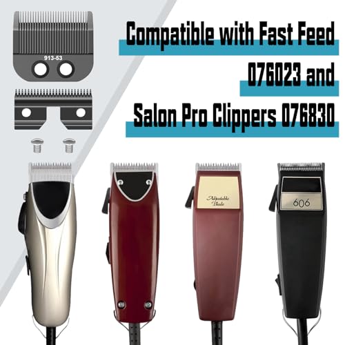 Lame fine Oster Fast Feed 076023 Salon Pro 076830 noir 913-53