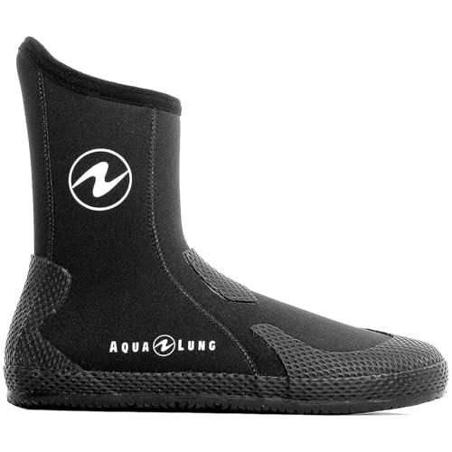 Bottes Aqua Lung Superzip 5 mm néoprène noir bottillons plongée