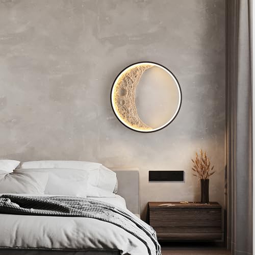 Lámparas Regulable para Sala de Estar: Aplique Pared Interior Moon 3D 5
