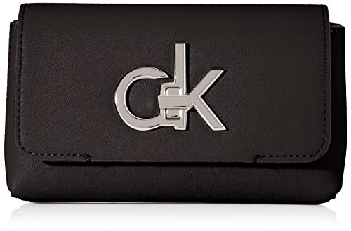 Preisvergleich Produktbild Calvin Klein Damen RE-Lock Belt Bag Umhängetasche Schwarz (Black)