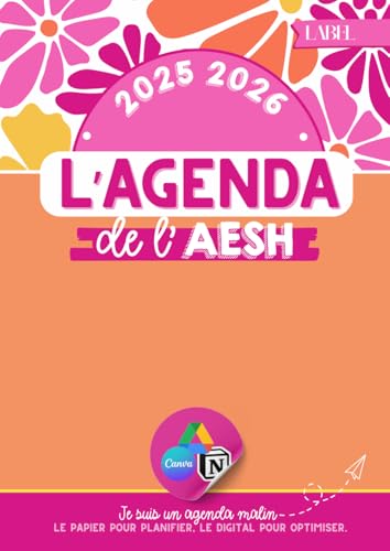 livre L’AGENDA DE L’AESH | Planning hebdo, suivi individualisé des élèves + boîte à outils digitale