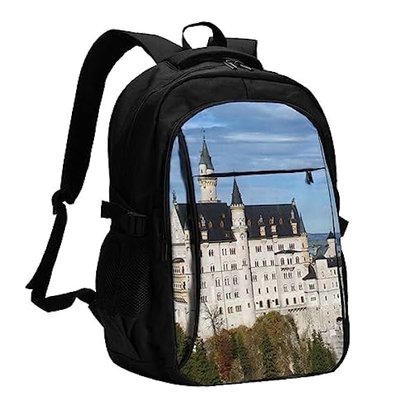 QQLADY Historische monumenten van Armenië Reisrugzak Carry On Rugzak met USB-oplaadpoort Laptop Rugzak Weekender Casual Dagrugzak voor Zaken, Zwart, Eén maat