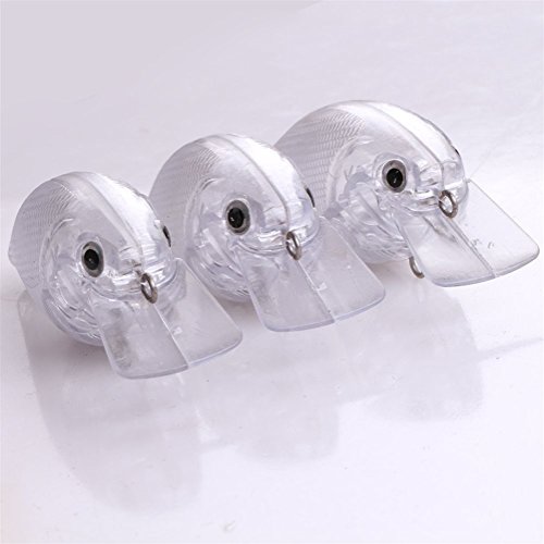 25 Pcs 2.5 Square Bill Unpainted Fishing Hard Lures Crankbaits #TOP7