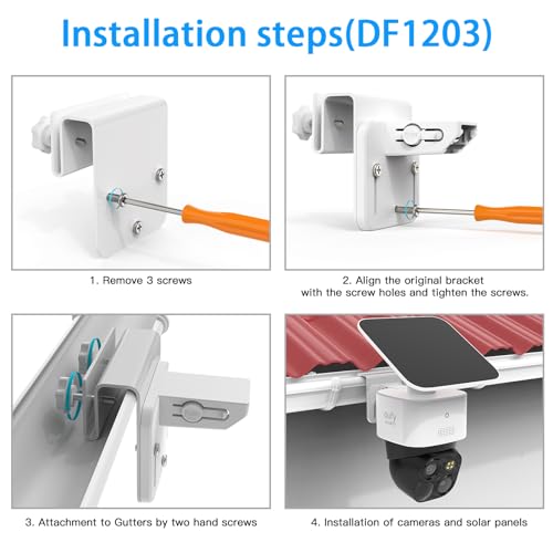 Support de gouttière Eufy S340 pour caméra extérieure sans percer de mur