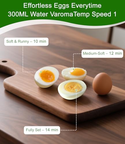 Gotowarka do Jajek i Forma do Jajek w Koszulkach, Akcesoria do Thermomix Kompatybilna z TM6 TM7 TM31, Bez BPA, na 4 Jajka w Koszulkach i 6 Gotowanych, Wielofunkcyjny Przyrząd Kuchenny na Brunch