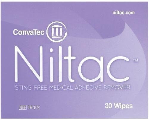Niltac Sting Free Adhesive Remover Wipes x 30