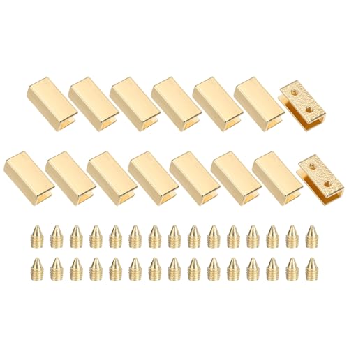 Embouts de boucle de ceinture en métal pour réparation de fermeture éclair et sangle