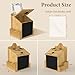 Suggestion Box with Acrylic Sign Holder, Locking Donation Box for Office Feedback,Donation, Ballot & Fundraising, Wooden Comment Box for Office, Events, Countertop or Wall Mount
