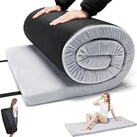 TokSay Foam Camping Mattress - Portable Roll Up Sleeping Pad for Car, Tent, Cot & Floor - Waterproof, Comfortable & Compact with Travel Bag (Cot: 72X24)