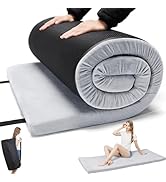 TokSay Foam Camping Mattress - Portable Roll Up Sleeping Pad for Car, Tent, Cot &amp; Floor - Waterpr...
