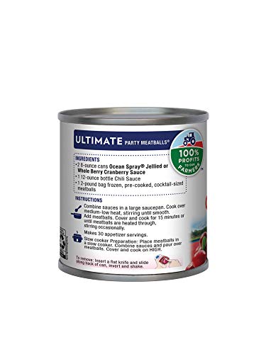 Ocean Spray Gluten Free Jellied Cranberry Sauce, 8 Ounce Cans (24 Cans Total)