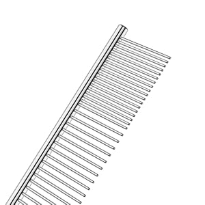 Andis68545stainlesssteelcombforknotsmatsloosehairremovaleffectivedemattingtoolcomfortablelightweightportablesafefordogscatspetssilver10inch Urban Country Home Decor Andis 68545 stainless steel comb for knots mats loose hair removal effective dematting tool comfortable lightweight portable safe for dogs cats petssilver 10 inch urban country home decor