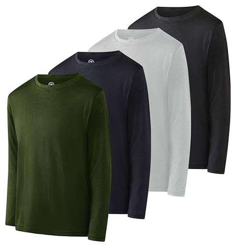 Amazon.com: Real Essentials 4 Pack: Boys Youth Dry-Fit