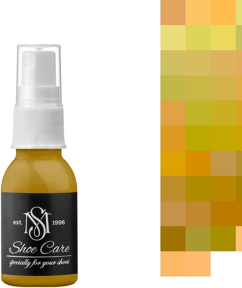 Suede and Nubuck Gold Color Renovator Spray - Nubuck Suede Care - Create Individual Color Matching by MAVI STEP