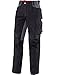 Produktbild BP Workwear 1789-555-32 Arbeitshose - Gummizug im Rücken - Bundfalten - Normale Passform - Größe: 48n - Farbe: schwarz/dunkelgrau