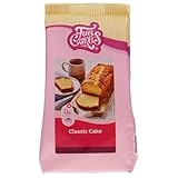 FunCakes Mix pour Cake Classique, Facile à utiliser, Mélange à Pâtisserie Préparation pour Gâteau Vanille Moelleux, Ajoutez Œufs, Beurre & Eau, 400 g