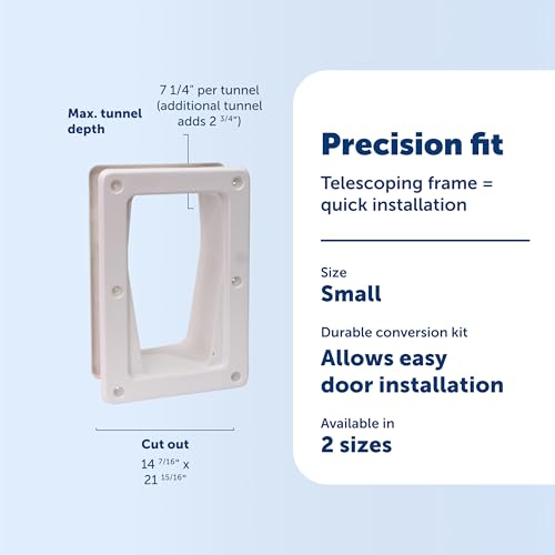 PetSafe Electronic Pet Door Wall Conversion Kit, Small - image 3