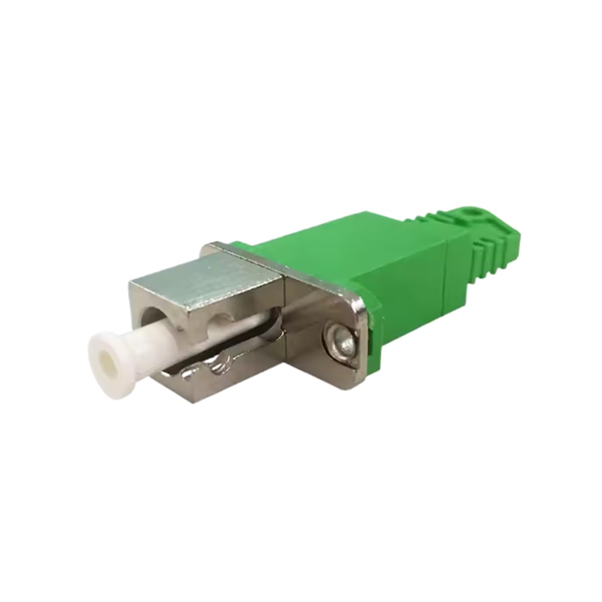 Elfcam - Adaptateur à Fibre Optique Câble Monomode Simplex E2000/APC Female à LC/APC Female, Lot de 1