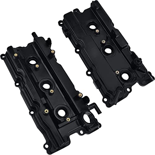 Bdfhyk 264-985&264-984 Engine Valve Cover Set Compatible With Altima Maxima Murano 3.5L I35 02-07 Replacement# 3264-8J113,13264-7Y000 (Set Of 2) #TOP11