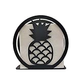 Dekorativer Serviettenhalter mit Ananas-Design, Metall, freistehend, moderner Esstisch-Dekor, Eisen-Tischdekoration, Papierserviettenhalter für Zuhause, Küche, Restaurant