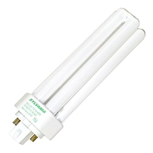 Sylvania 10 Pack 20890 CF42DT/E/IN/841/ECO 42-Watt 4100K 4-Pin Triple Tube Compact Fluorescent Lamp, 10 Count (Pack of 10), White