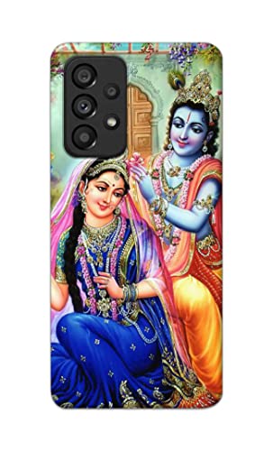 Image of Printed Hard Back Cover Case for Samsung Galaxy A53 5G Back Cover (Radha Krishna) -1803