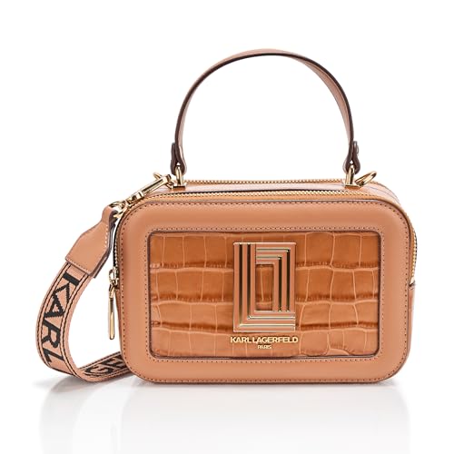 Image of KARL LAGERFELD Women's Simone Studded Camera Crossbody