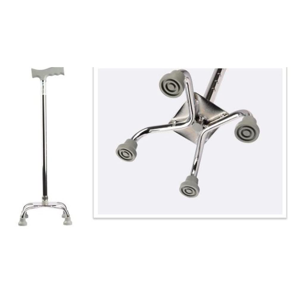 GCX- Muletas de Acero al Carbono for Ancianos, Capacidad de Peso de 4 pies, Longitud de extensión de 200 kg, bastón for Caminar de 64 a 87 años Firma