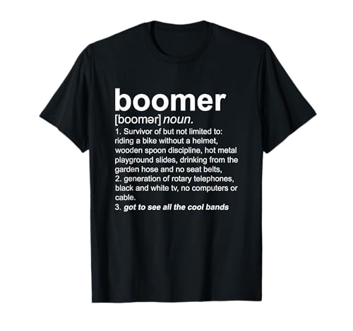 Boomer Definition Funny Baby Boomer T-Shirt