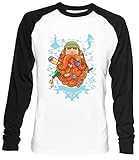 Ajuste regular Marinero Unisex Blanca De Béisbol Camiseta Hombre Mujer Baseball T-Shirt