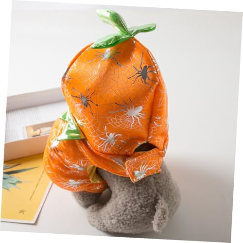 Disfraz de calabaza para perro y gato talla pequeña miniatura 5