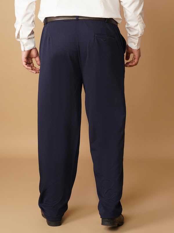 Image of OOMPH! Luxury Lycra Stretchable Formal Pants for Men | Stylish Slim Fit Men's Wear Trousers for Office or Party | Mens Fashion Dress Trouser Pant