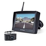 RVTXRX Wireless Backup Camera HD Monitor, Easy Install Stable Digital Signal No Delay Rear View Camera, Color Image Night Vision Reverse Camera for Car, Truck, Pickup, SUV, Van, Camper