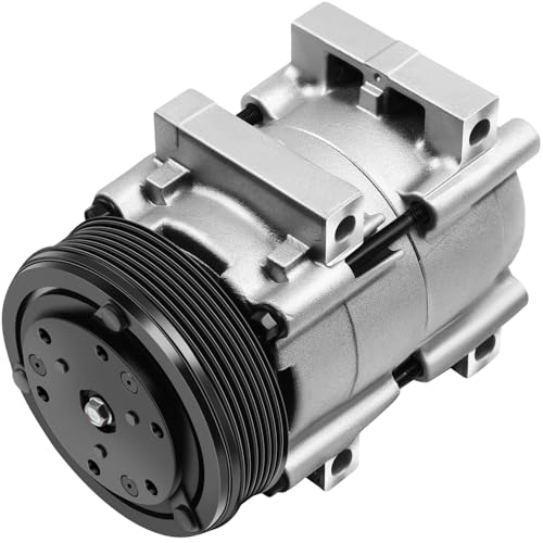 Image of SCITOO AC Compressor for Ford for F150 5.0L 5.8L 1990-1996 | Fast Cooling, Ultra Low Noise (≤72 dB)Air Conditioner Compressor with Clutch, Easy Installation, 1520379 1520390 1520395