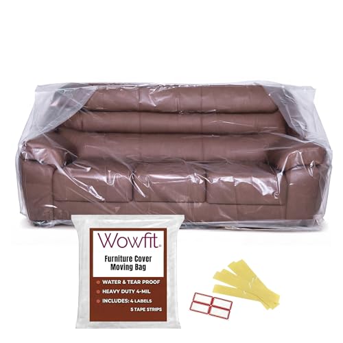 Wowfit Furniture Cover for Sofa & Boxes 92W x 42D x 62/41H Inches