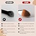 BEAUTYFACTOR Concealer Brush Under Eye, Small Triangle Brushes for Precise Coverage Dark Circles Blemishes Acne, Easy Blending for Concealer Contour, Cream/Liquid Makeup Brush