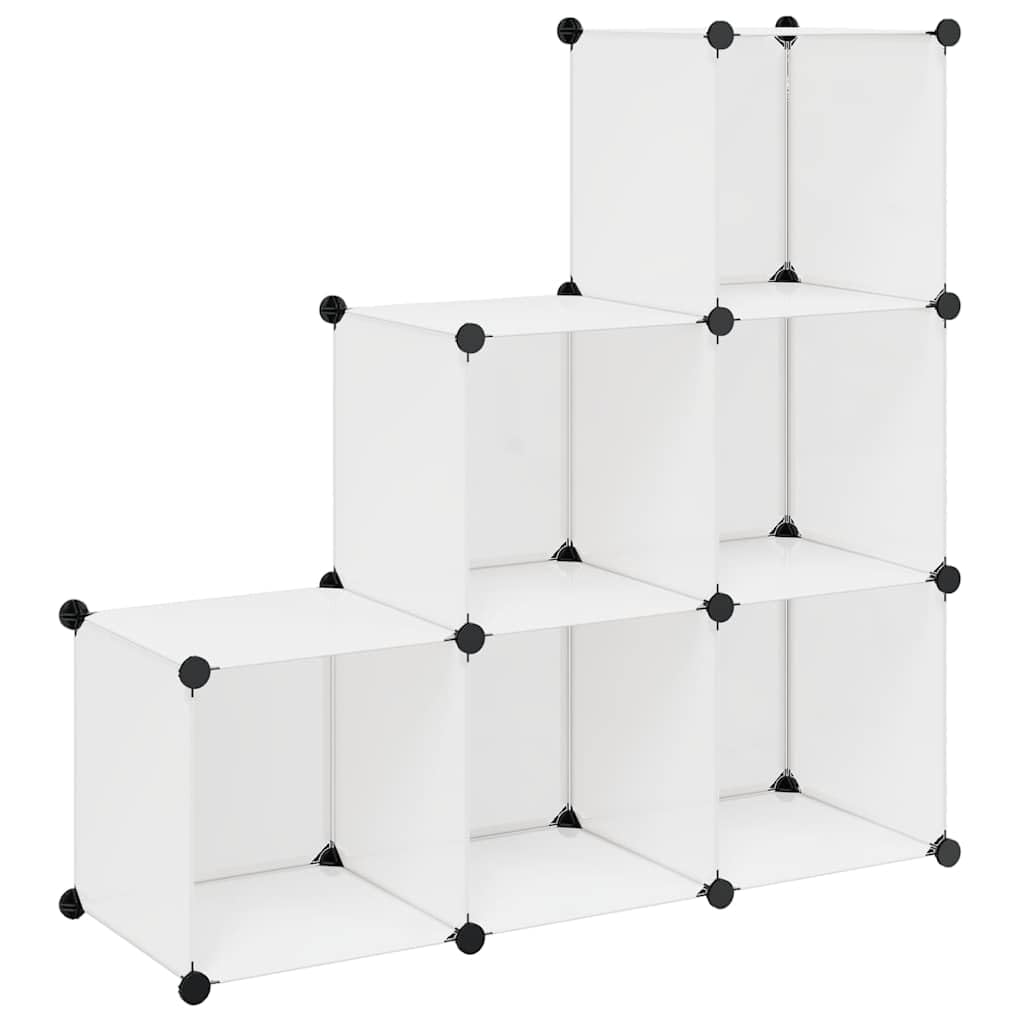 Estantería de Cubos 6 Compartimentos Blanco