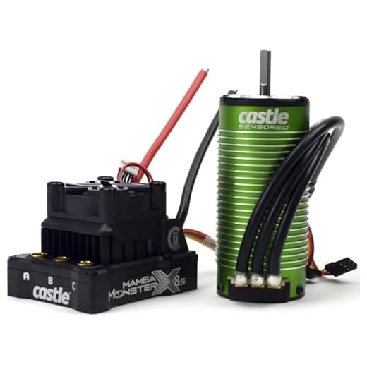 Mamba Monster X 8S, 33.6V ESC W/1520-1650KV SENSORED Motor