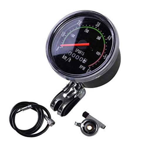 IMIKEYA Bicycle Mechanical Speedometer Accurate Bike Speedometer Cycling Accessory Mechanical Odometer Speedometer for Bicycle