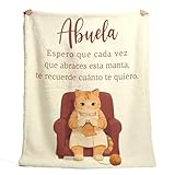 Diseño elegante y práctico: disponible en colores clásicos y estampados de moda, complementa sin esfuerzo cualquier decoración del hogar. Combinando una exquisita artesanía con un aspecto llamativo, equilibra la estética y la funcionalidad. Ligera pero cálida, es portátil, lavable a máquina y fácil de mantener. Esta manta para mamá, elegante y práctica, se adapta a diversas ocasiones, como Navidad, cumpleaños, aniversarios, el Día del Padre, el Día de la Madre, Halloween