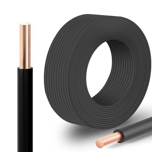 Fil électrique en cuivre massif 0.75mm² câble PVC 300FT