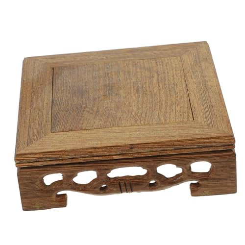 MOTHNUR Base in Legno per Quadrata Piedistallo Espositivo Versatile per Piante Decorazioni Casa e Artigianato Supporto Stabile ed per Fioriere e Oggetti Decorativi