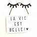 Quirky Wooden Eyelash Sleepy Eyes Wall Decor, Set of 2 Monochromatic Sleepy Lashes, Sleepy Eyes, Wall Decor Decorative Wall Decal Baby Shower Gift for Home, Office, Children's Room (Black)