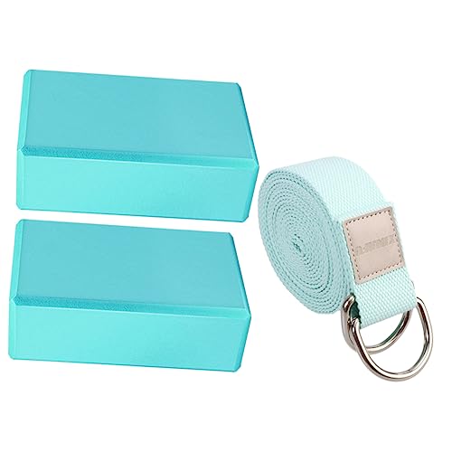 BESPORTBLE 3pcs Yoga Bricks Tension Bands Resistance Fitness Straps for Stretching and Training Comfortable Material for Green