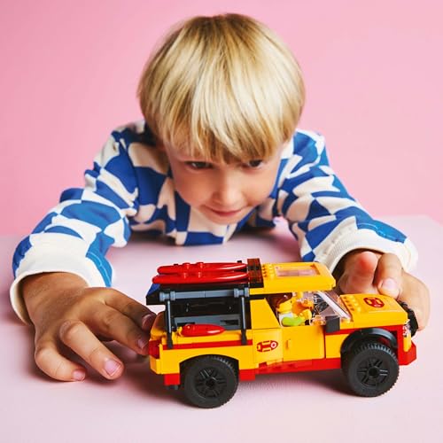 Image of LEGO City Lifeguard Beach Rescue Truck Playset 60453 Building Blocks Toys for 6+ Gift for Boys and Girls